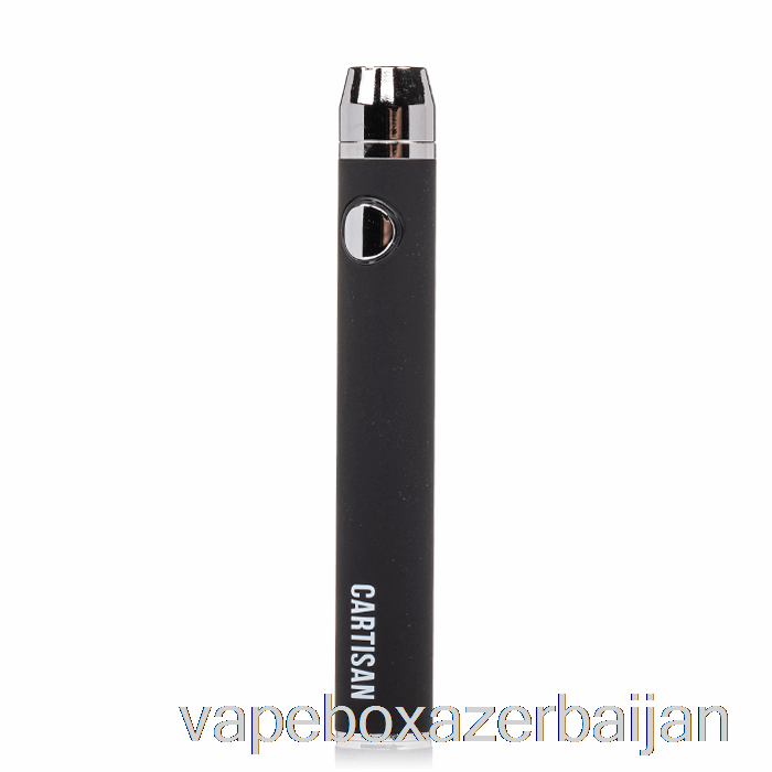 E-Juice Vape Cartisan Button VV 650 510 Battery Black